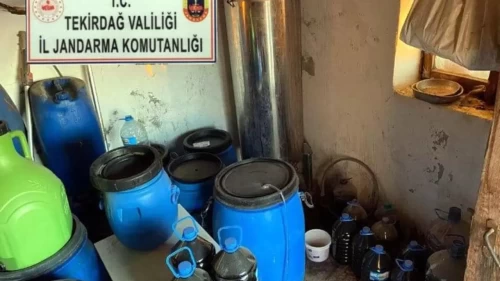 Tekirdağ Şarköy’de 1165 Litre Sahte İçki Ele Geçirildi