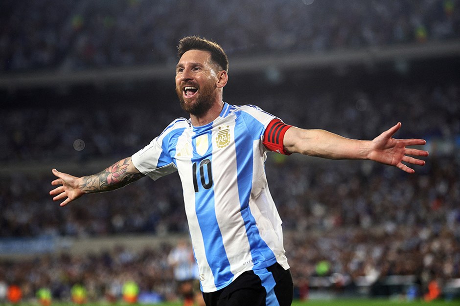 Lionel Messi galibiyete damga vurdu: Arjantin farklı kazandı- Son Dakika  Spor Haberleri | NTVSpor