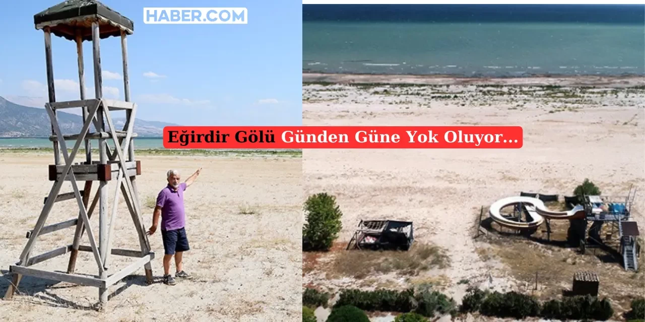 Eğirdir Gölü'nün Dramı Üzüyor! 74 Yılda 12,8 Metre Su Kaybetti...