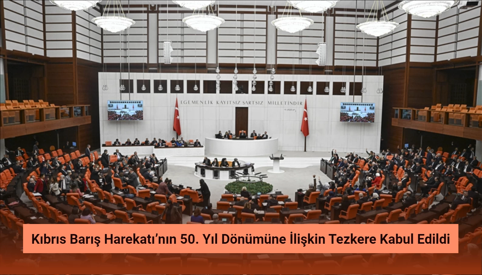 Kıbrıs Barış Harekatı’nın 50. Yıl Dönümüne İlişkin Tezkere Kabul Edildi