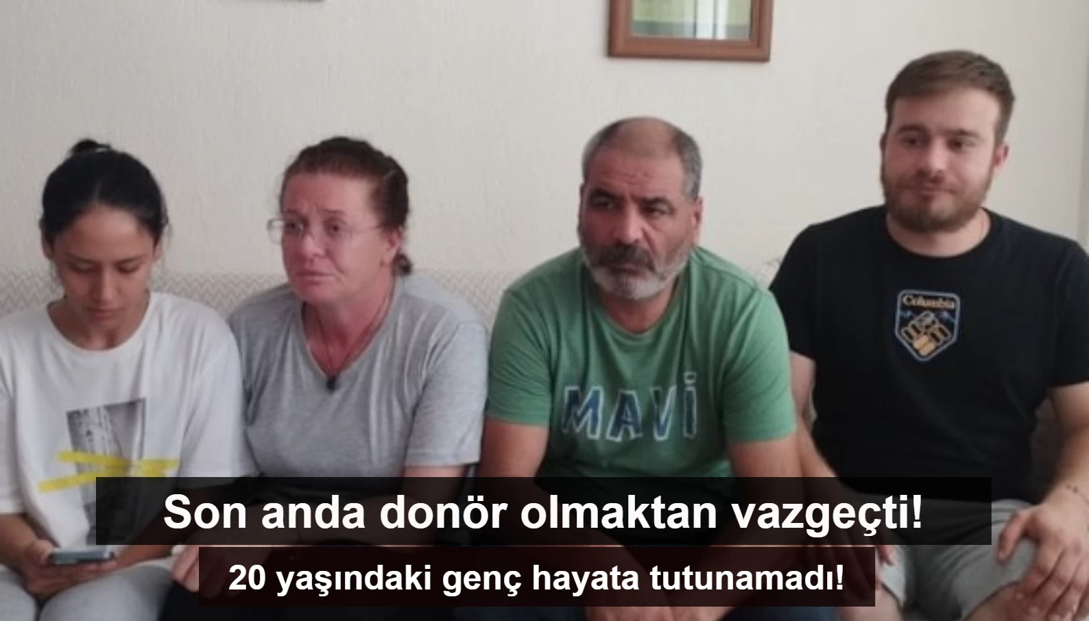 Donör son anda kök hücre naklinden vazgeçti! 20 yaşındaki genç hayata tutunamadı