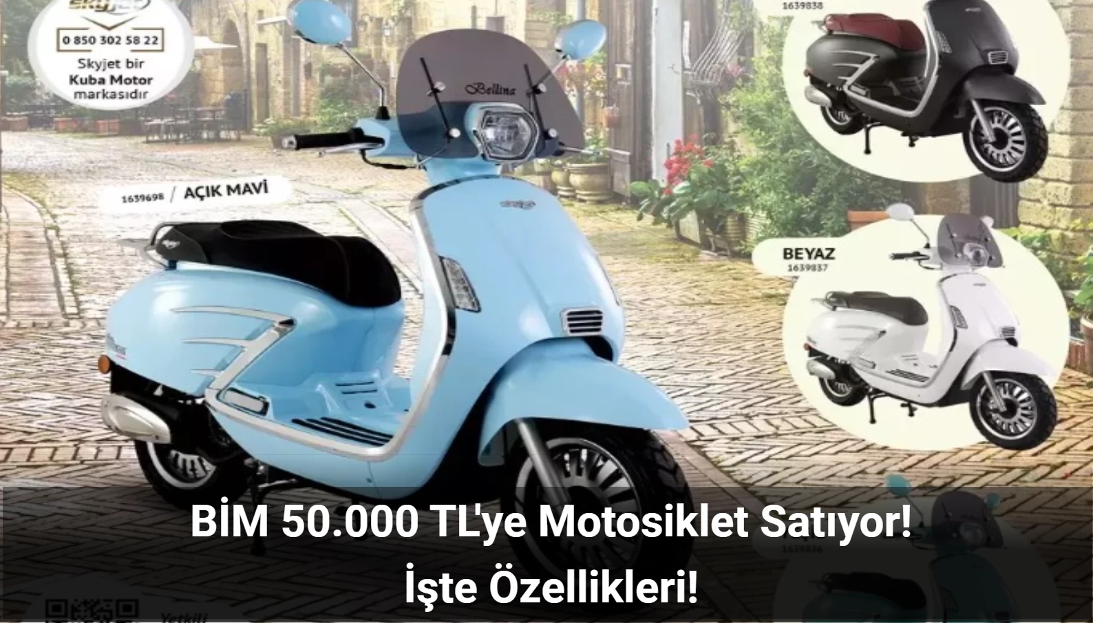 BİM 50.000 TL'ye Motosiklet Satıyor: 125 cc Motosiklet Katalogda Boy Gösterdi