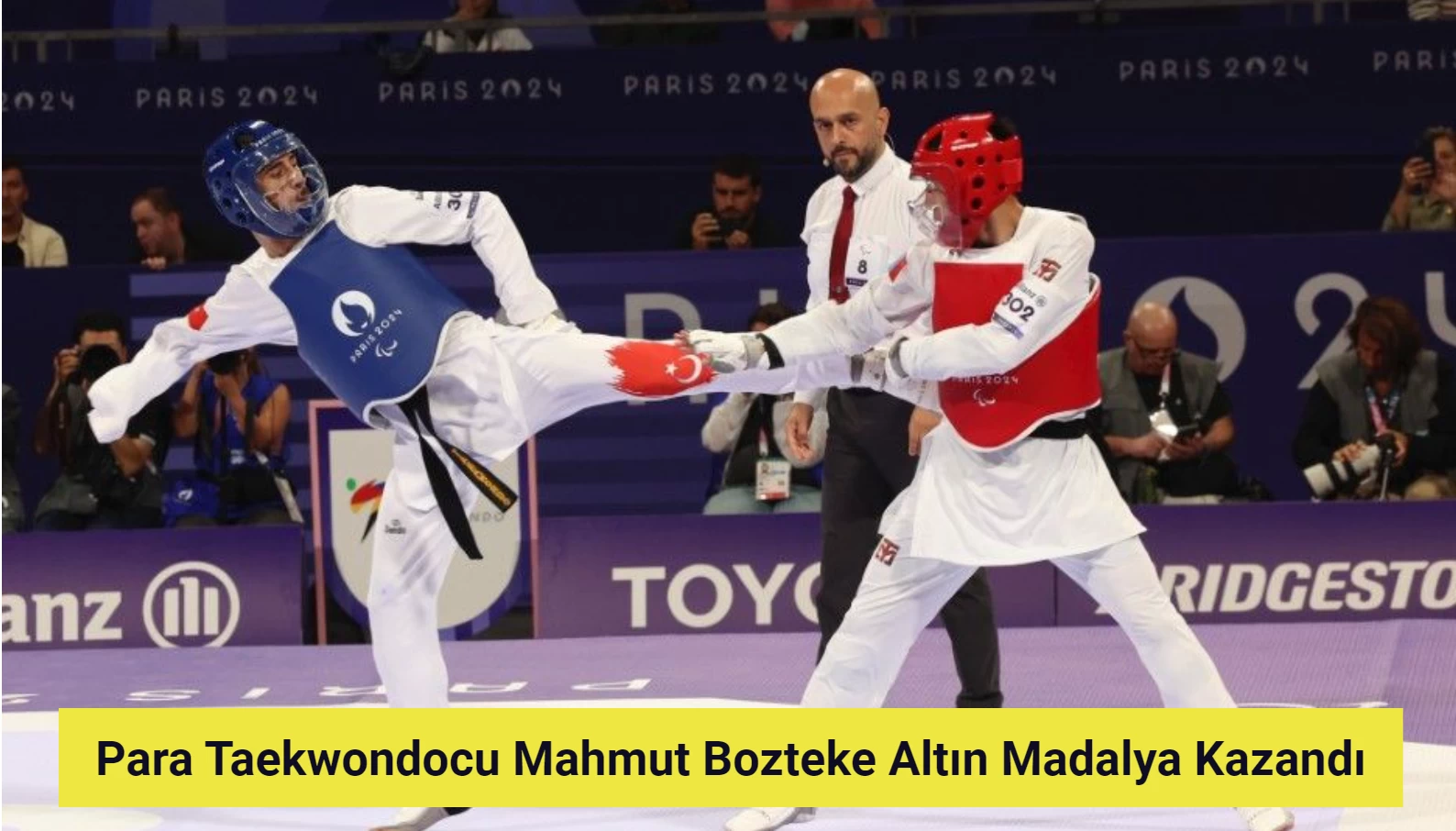 Para Taekwondocu Mahmut Bozteke Altın Madalya Kazandı