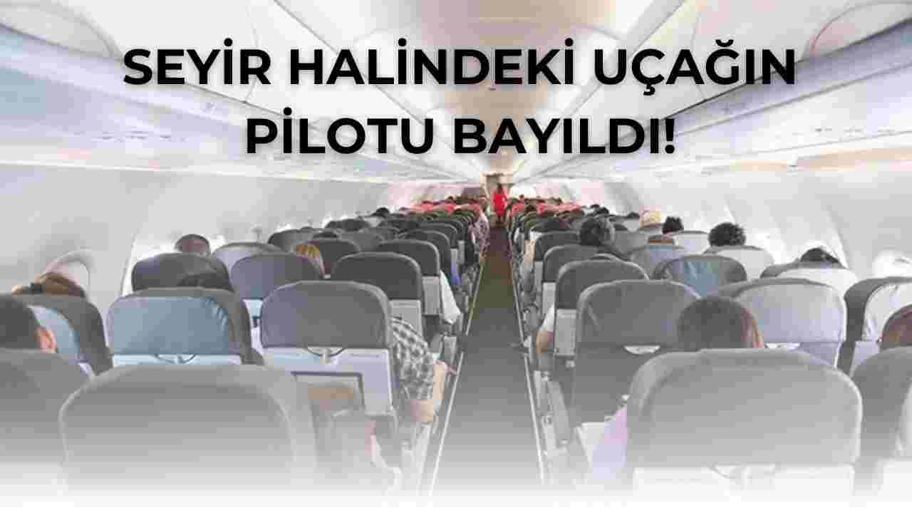 Havada Panik Dolu Anlar! Pilotu Bayılan Uçak Acil İniş Yaptı!