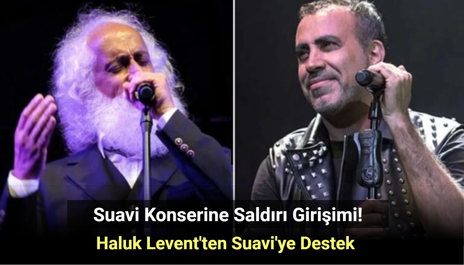 Suavi'ye Beykoz Konserinde Saldırı Girişimi! Haluk Levent'ten Destek Gecikmedi