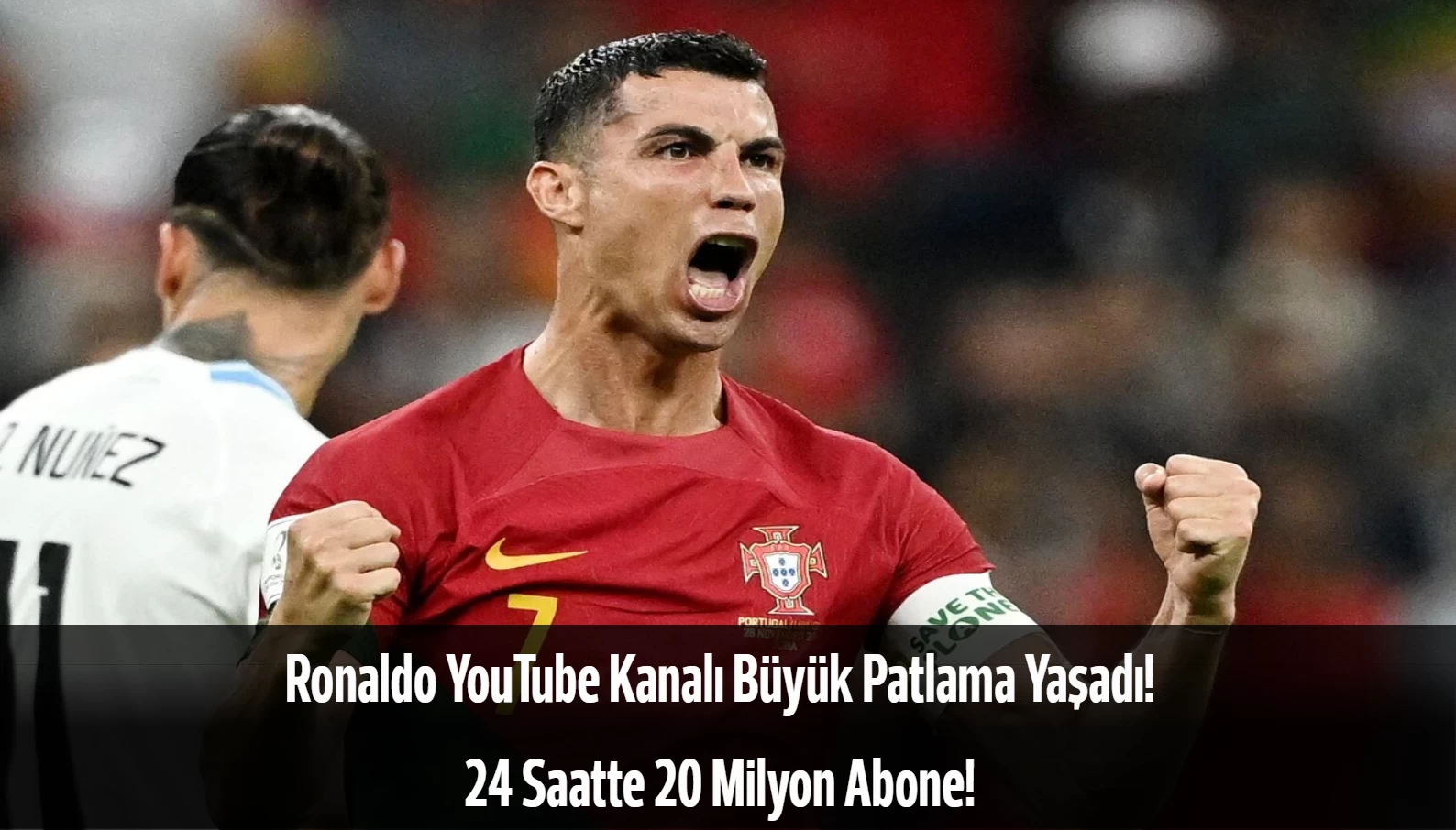 Cristiano Ronaldo YouTube'da 20 Milyon Aboneye Ulaştı! MrBeast'in Rekorunu Kırdı