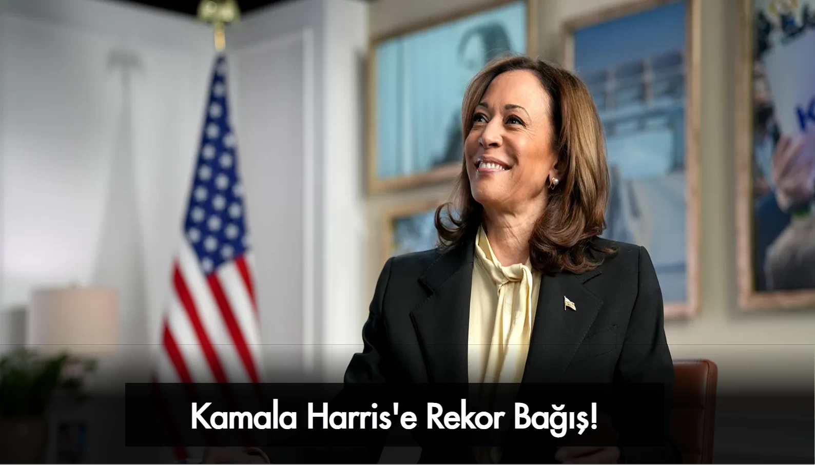 Kamala Harris 500 Milyon Dolar Rekor Bağış Topladı