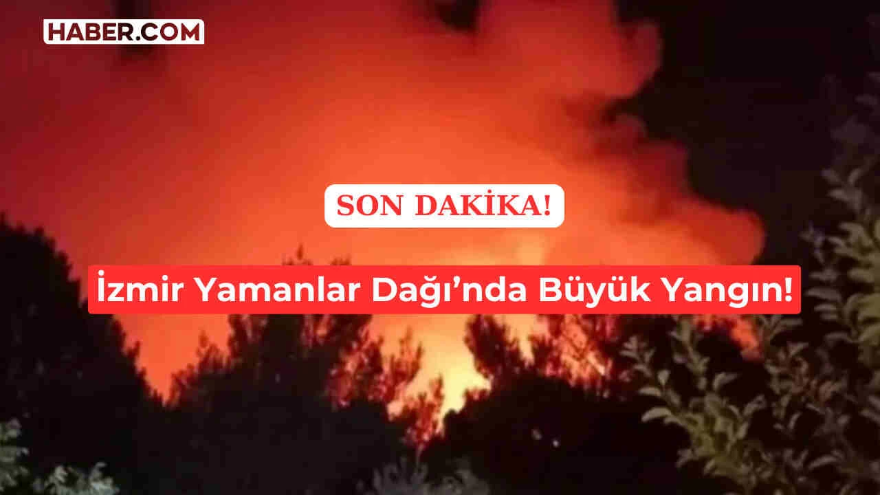 İzmir Yamanlar Dağı'nda Yeni Orman Yangını Başladı: Havadan ve Karadan Müdahale