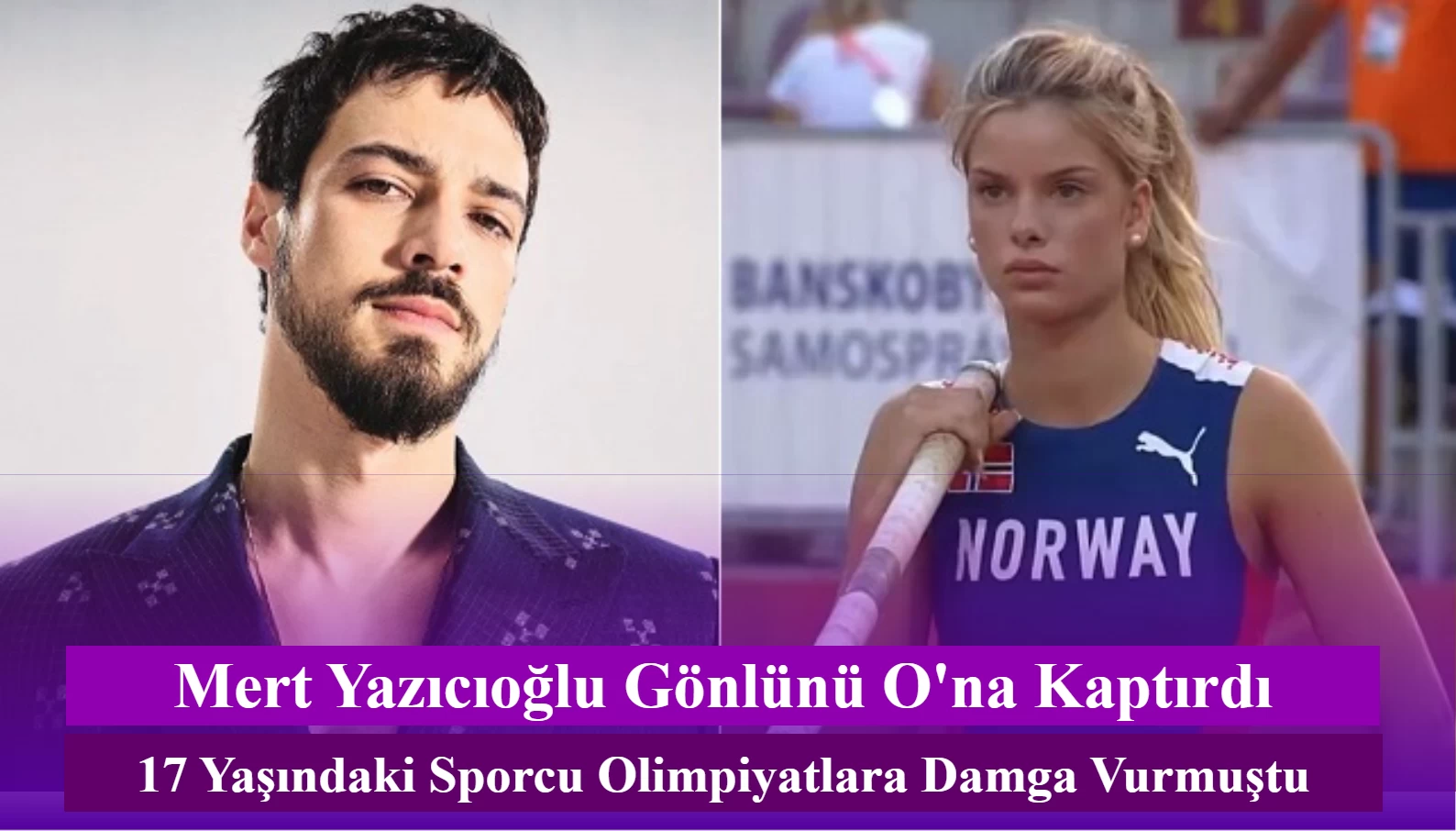 Kızıl Goncalar'ın Cüneyd'i Mert Yazıcıoğlu gönlünü 17 yaşındaki sporcuya kaptırdı! Olimpiyatlara damga vurmuştu