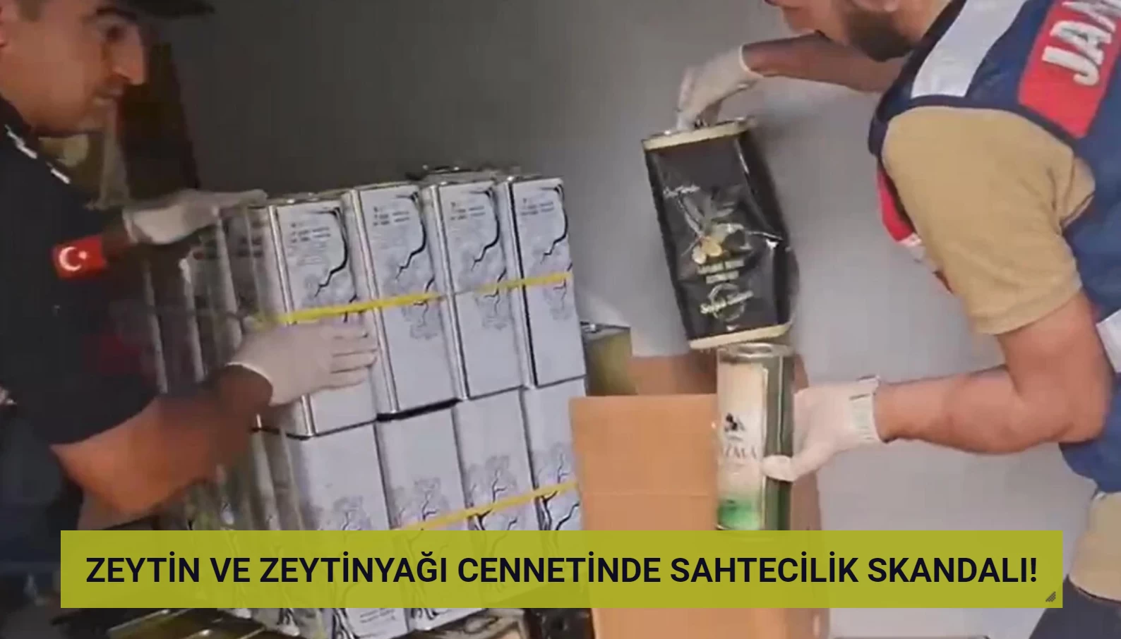 Zeytinyağı Cenneti Balıkesir’de Skandal! 4 Ton Sahte Ürün Ele Geçirildi