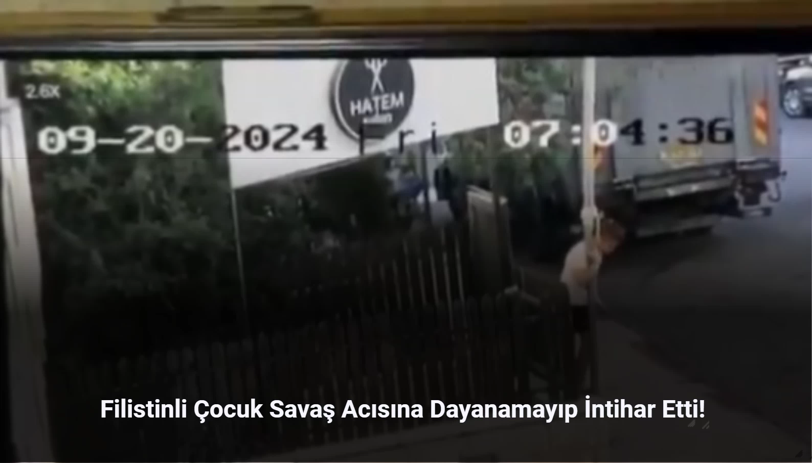 Filistin’de 10 Yaşındaki Çocuk Savaş Psikolojisine Dayanamayıp İntihar Etti!